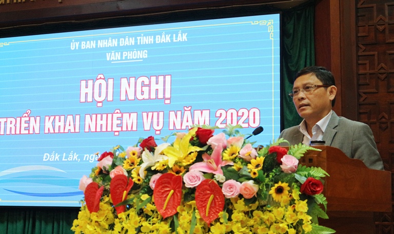 Hội nghị triển khai nhiệm vụ công tác văn phòng năm 2020